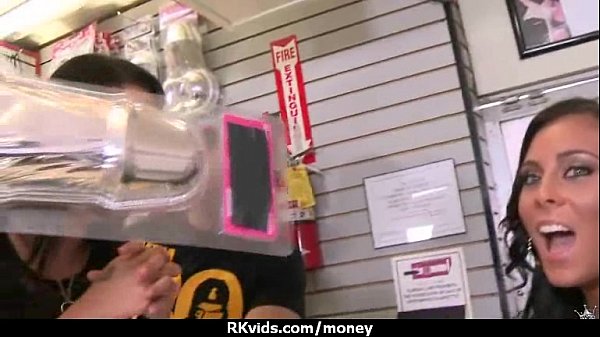 First-timer beauty takes cash for public hook-up 24