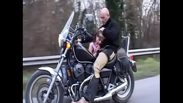 Brown-haired honey Gloriya is providing some head on the speed at the homie seat