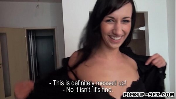 Pretty agent gets snatch fucked for cash