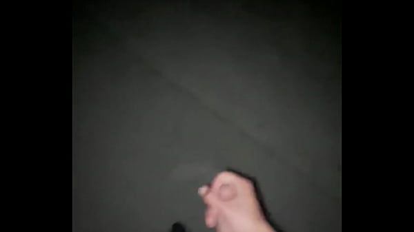 PUBLIC CUMSHOT AT 1 AM!