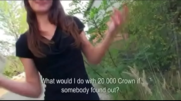 Skinny inexperienced euro doll boned in public for hasty currency