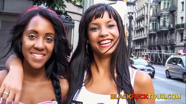 Threesome with Horny Black Latina best friends in Barcelona