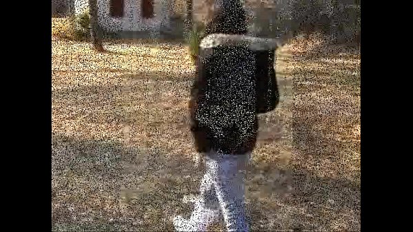 Labbel mature pissing outdoor jism on my tits