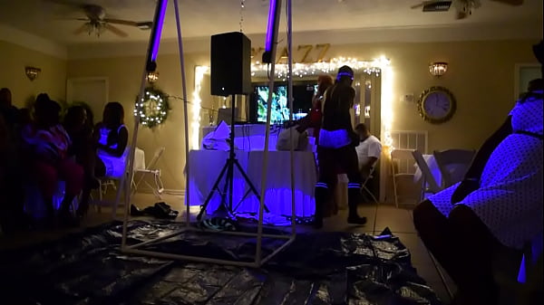 Masculine Stripper Glows in The Dark for Mummies