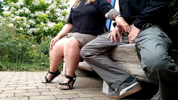 MILF makes me jizm on a park bench at the risk of being seen