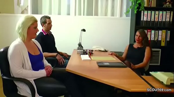 Female Casting Agent Fuck with German Hot Duo