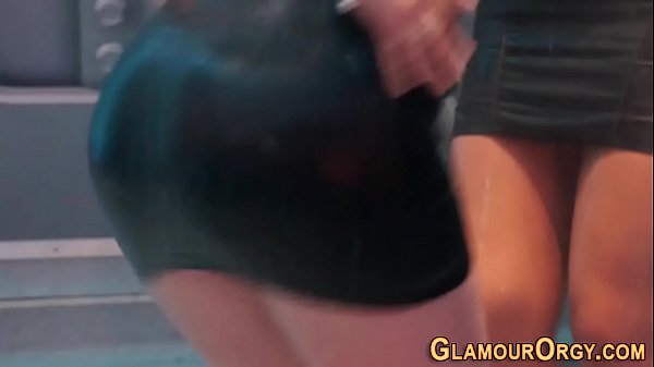 Glam fucksluts suck schlongs