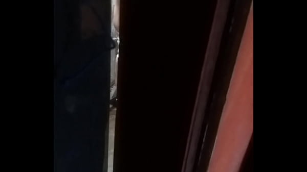 Flashing damsel in wc