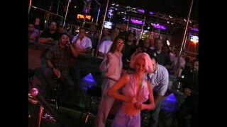 Julie Rage  blonde tramp fucking on stage