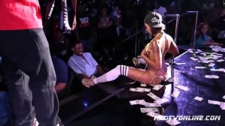 Porno Starlet Skin Diamonds Performing in a De-robe Club