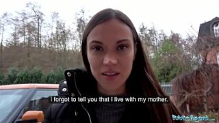 Public Agent Alyssa Reece fucked by big shaft in her bedroom with mum nearby