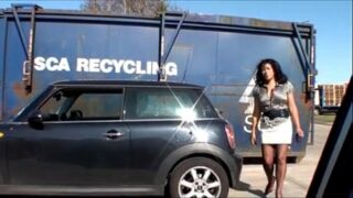 donna ambrose aka danica collins truck taunt