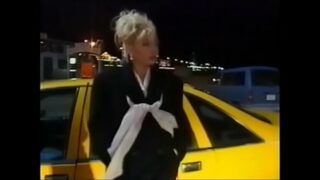 Blonde Beauty takes Giant Black Shaft in Cab, Helen Duval, Big Fun bags blonde dutch